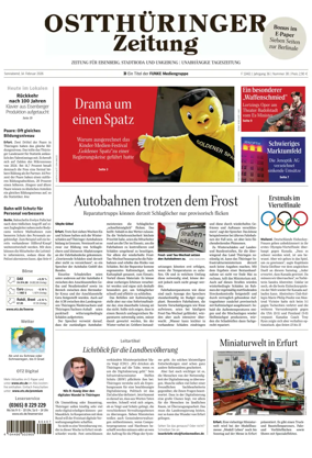 Cover of Ostthuringer Zeitung (Saale-Holzland-Kreis)