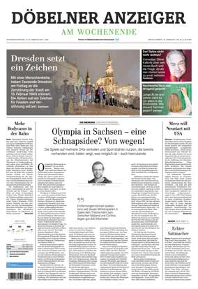 Cover of Sachsische Zeitung (Dobeln)