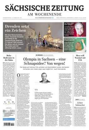 Cover of Sachsische Zeitung (Freital Dippoldiswalde & Osterzgebirge)