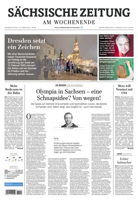 Cover of Sachsische Zeitung (Lobau-Zittau)
