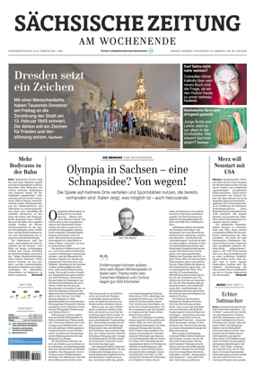 Cover of Sachsische Zeitung (Meissen Radebeul und das Elbland)