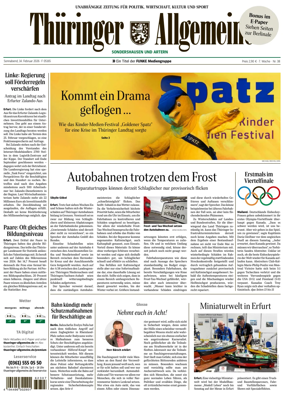 Cover of Thuringer Allgemeine (Artern)