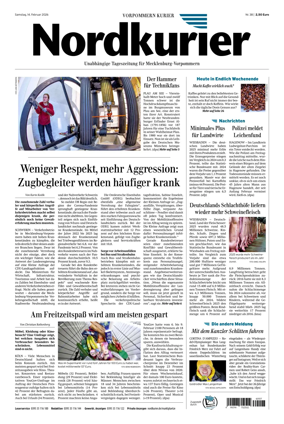 Cover of Vorpommern Kurier (Anklam)