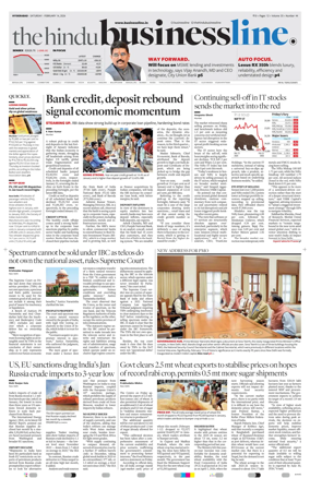 Cover of BusinessLine (Hyderabad)
