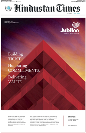 Cover of Hindustan Times (Chandigarh)