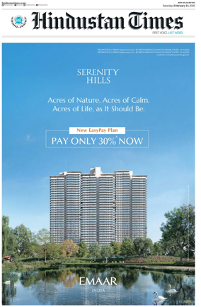 Cover of Hindustan Times (Delhi)