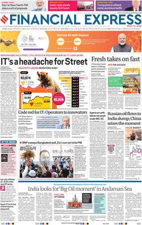 Cover of The Financial Express