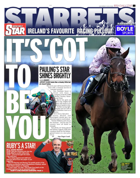Cover of Irish Daily Star - Starbets