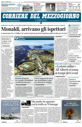Cover of Corriere del Mezzogiorno (Campania)