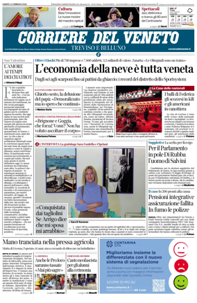 Cover of Corriere del Veneto (Treviso e Belluno)