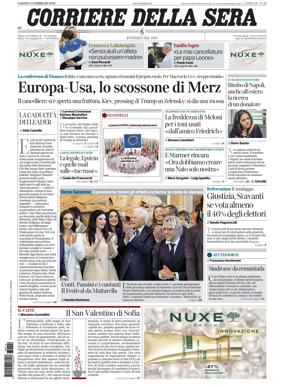 Cover of Corriere della Sera