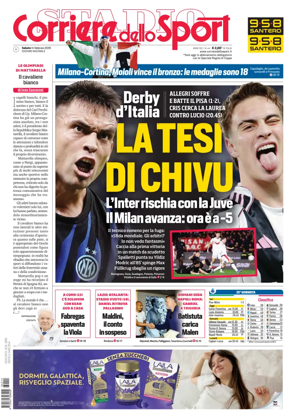 Cover of Corriere dello Sport