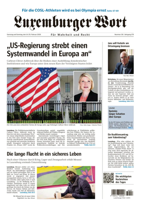 Cover of Luxemburger Wort