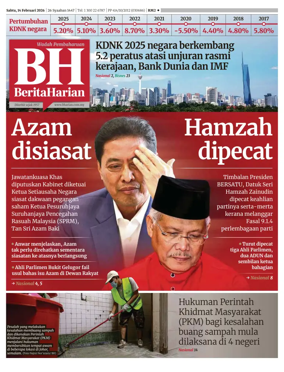 Cover of Berita Harian