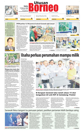 Cover of Utusan Borneo (Sarawak)