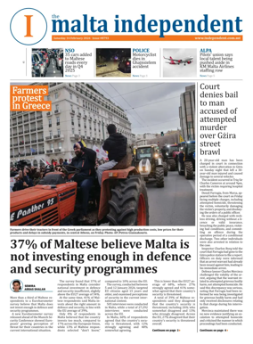 Cover of Malta Independent