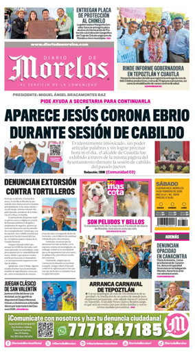 Cover of Diario de Morelos