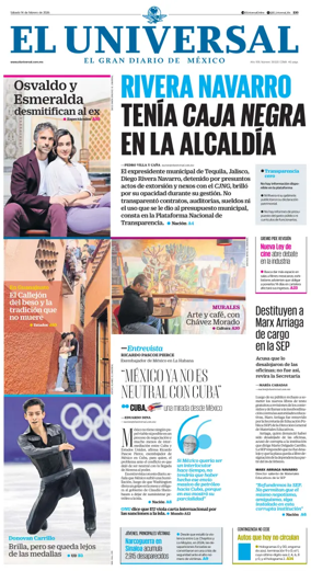 Cover of El Universal