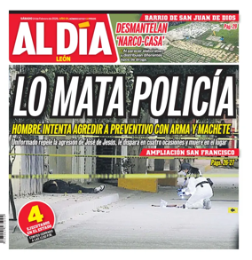 Cover of Periodico Al Dia (Leon)