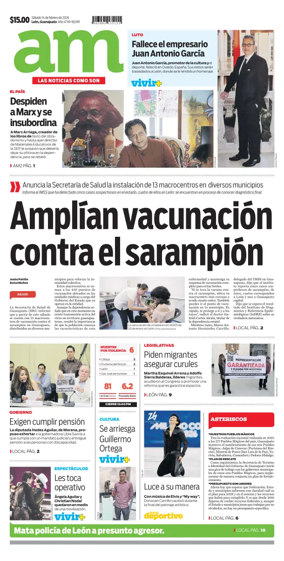 Cover of Periodico AM (Leon)
