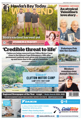Cover of Hawke's Bay Today
