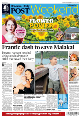 Cover of Rotorua Daily Post