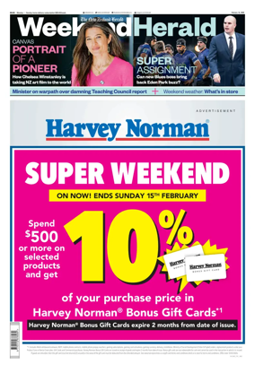 Cover of Weekend Herald