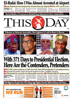 Cover of THISDAY