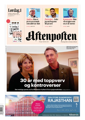 Cover of Aftenposten