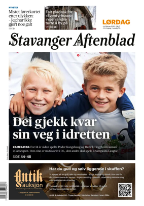 Cover of Stavanger Aftenblad