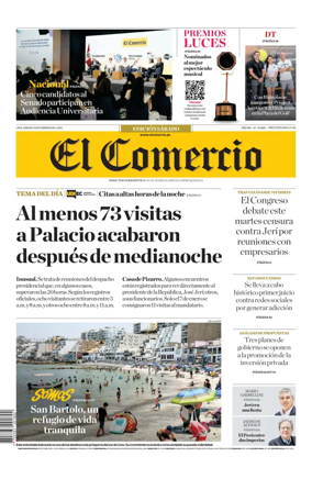 Cover of Diario El Comercio