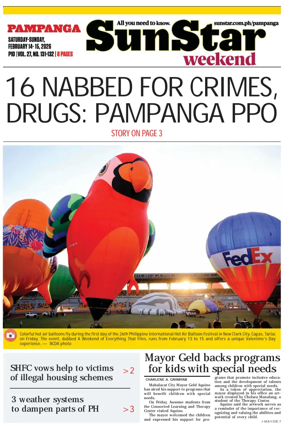 Cover of Sun.Star Pampanga