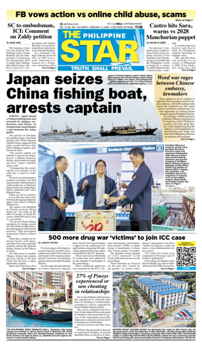 Cover of The Philippine Star