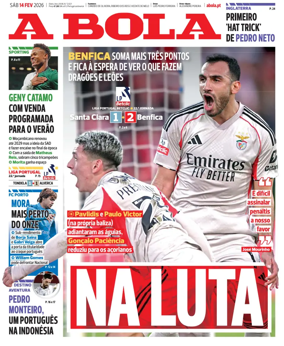 Cover of A BOLA (Portuguese)