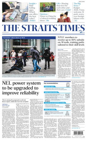 Cover of The Straits Times