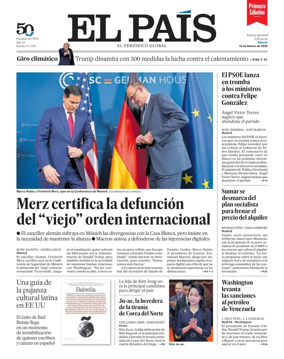 Cover of EL PAIS primera edicion