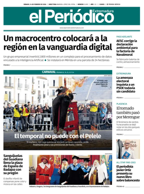 Cover of El Periodico Extremadura