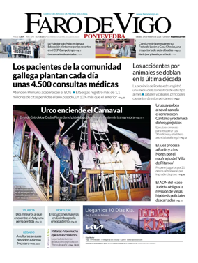 Cover of Faro de Vigo (Pontevedra)