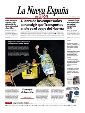 Cover of La Nueva Espana (Gijon)