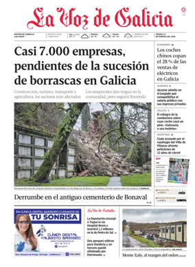 Cover of La Voz de Galicia (Carballo)