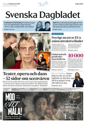 Cover of Svenska Dagbladet