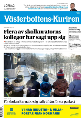 Cover of Vasterbottens-Kuriren