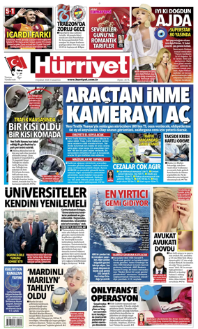 Cover of Hurriyet