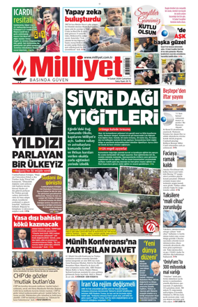 Cover of Milliyet