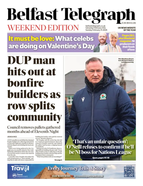 Cover of Belfast Telegraph