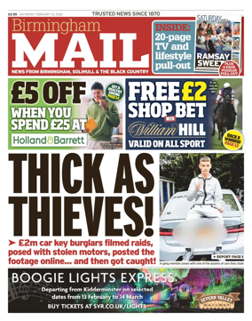 Cover of Birmingham Mail