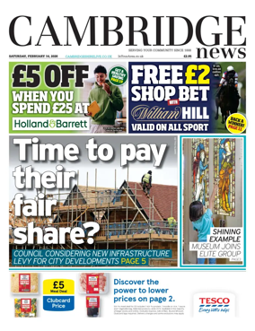 Cover of Cambridge News