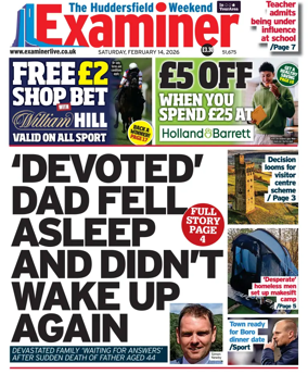 Cover of Huddersfield Daily Examiner