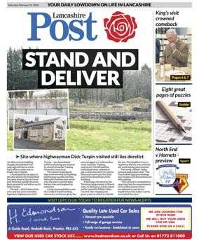 Cover of Lancashire Evening Post