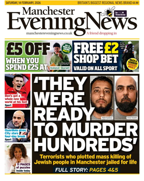 Cover of Manchester Evening News